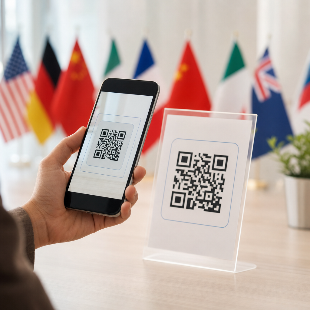 Dynamic QR Codes for Multi-Language Experiences