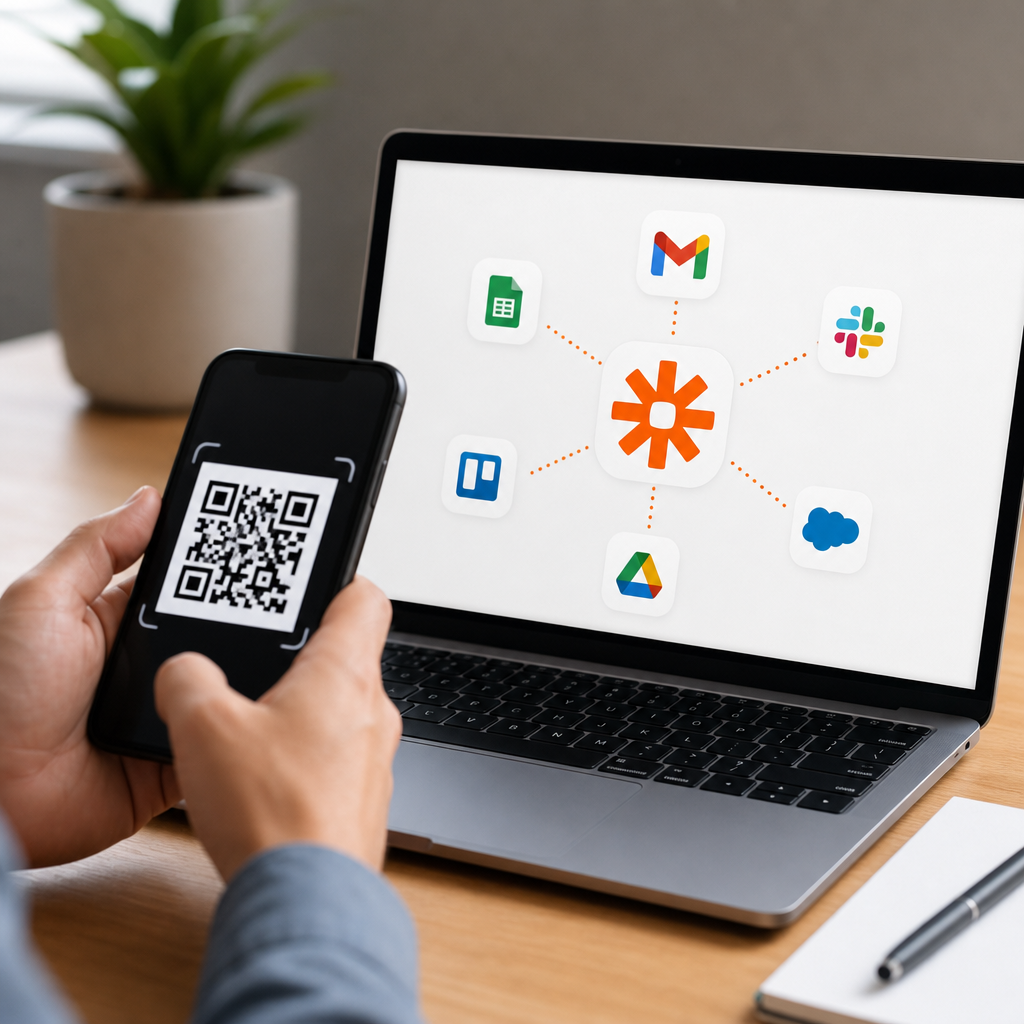 How to Connect QR Codes to Zapier Workflows