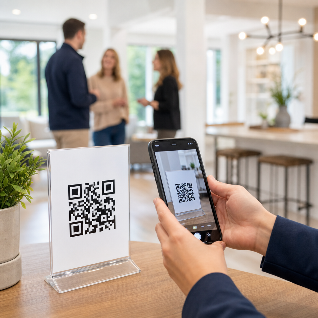 QR Codes for Open House Registration