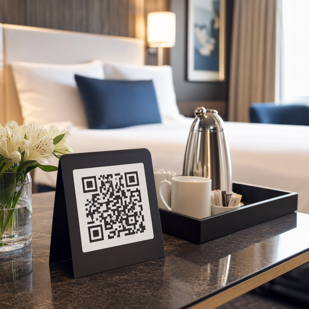 QR Codes for Room Service and Amenities
