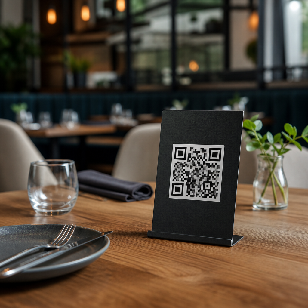 QR Code Placement for Menus and Table Displays